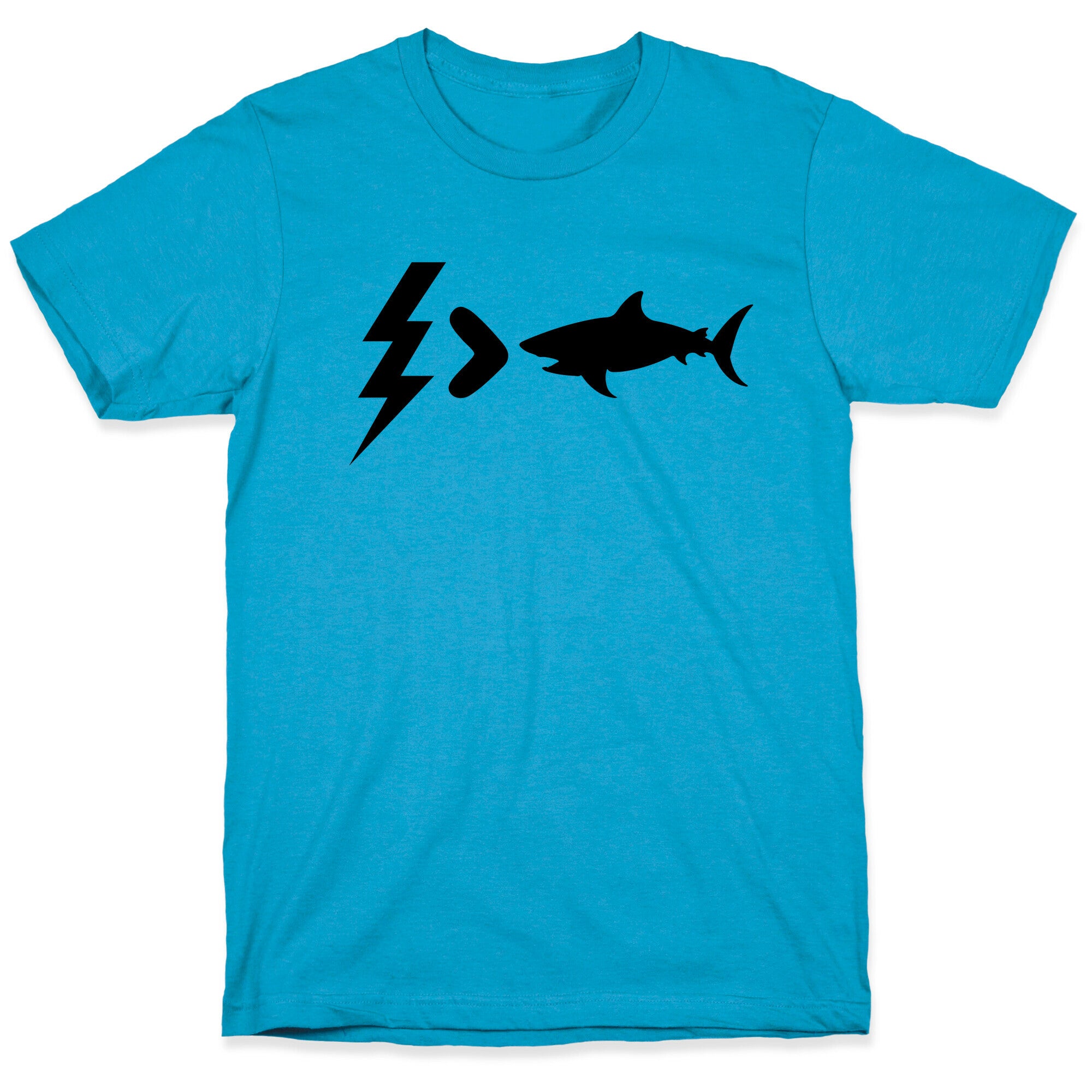 Electrocution Over Shark Trump Unisex Triblend Tee